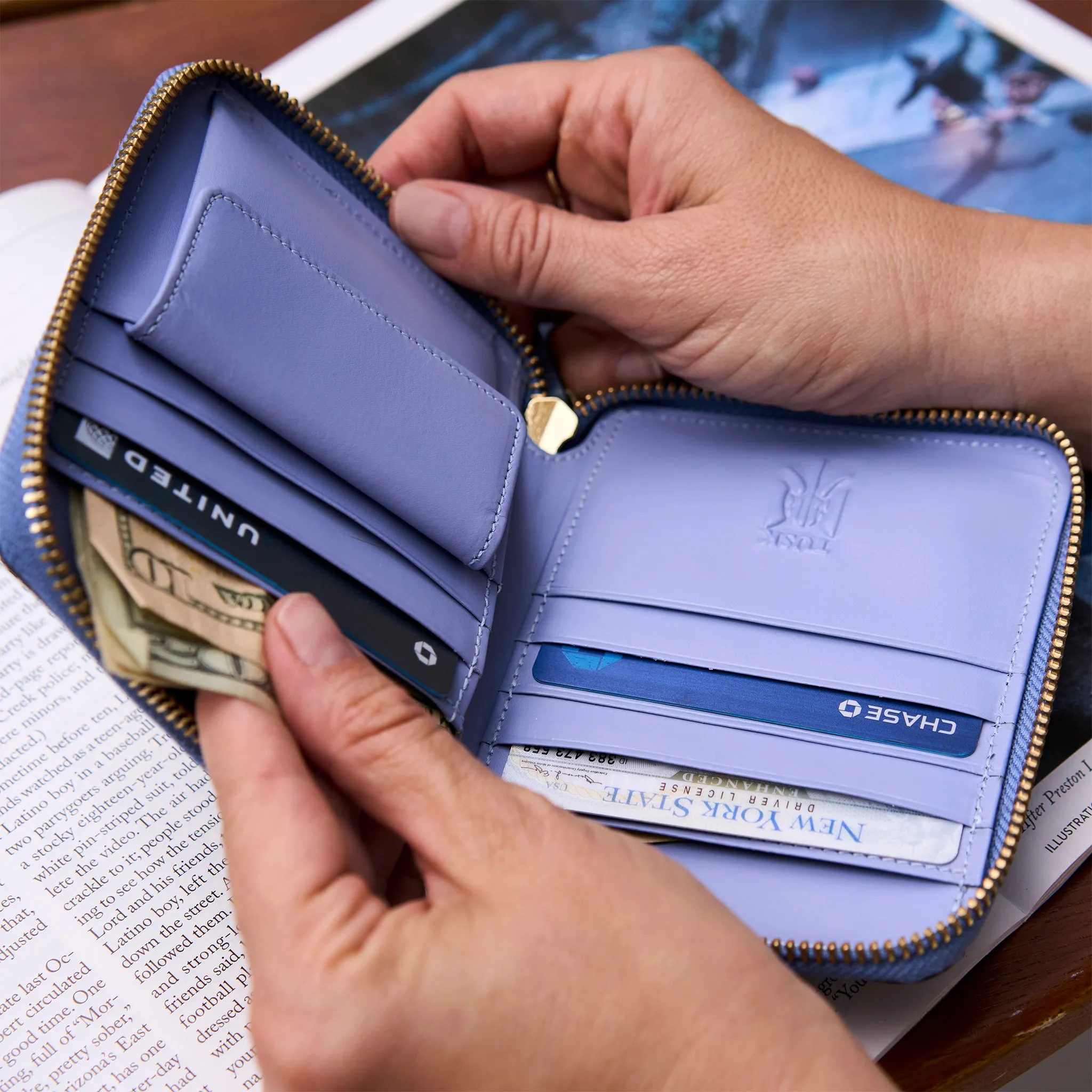 Joy | Medium Zip Around Wallet sold by Tusk product image thumbnail 3