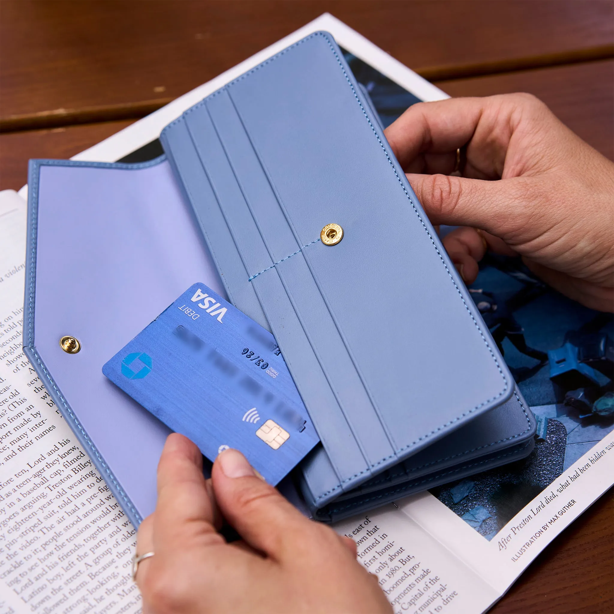 Joy | Gusseted Wallet sold by Tusk product image thumbnail 3