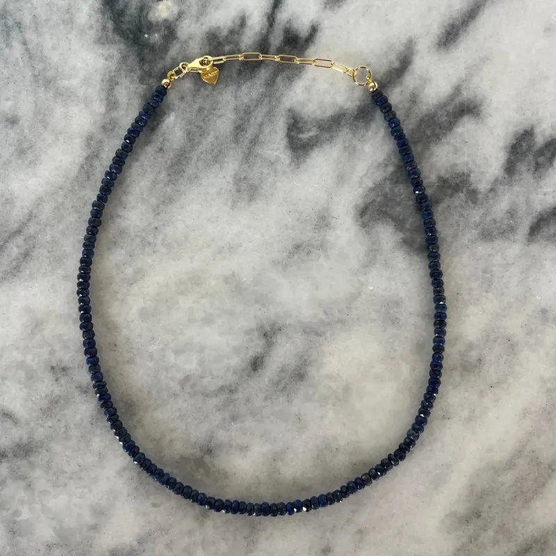 Teeny Sapphire Gemstone Necklace sold by HART