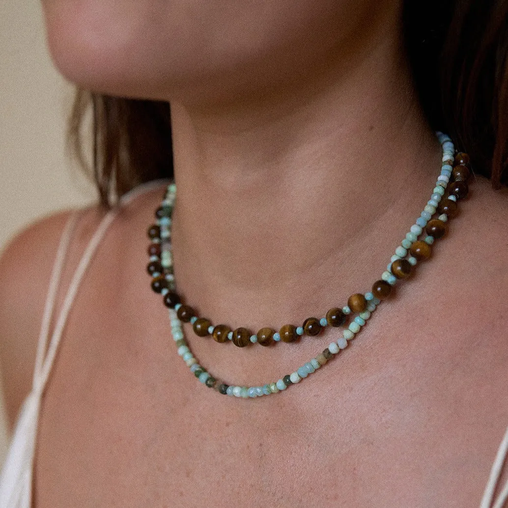 Teeny Peruvian Opal Gemstone Necklace sold by HART product image thumbnail 2