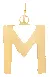Flat Letter M Charm sold by HART product image thumbnail 2
