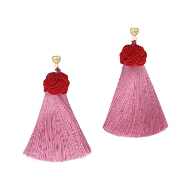 Cherry Top & Peony Pink Topknots sold by HART