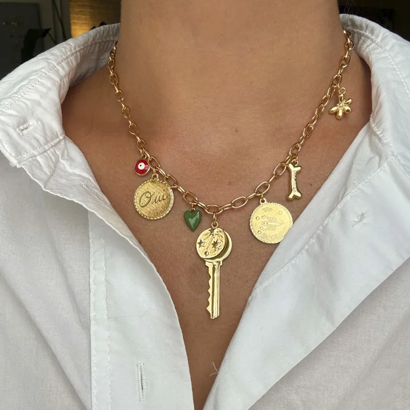 Mini Green Enamel Heart Charm sold by HART product image thumbnail 2