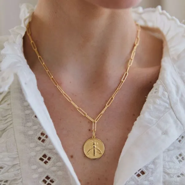 Resilience Bee Coin Necklace sold by HART product image thumbnail 2