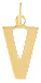 Flat Letter V Charm sold by HART product image thumbnail 2