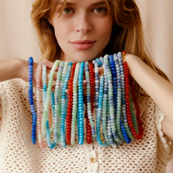 Sky Blue Opal Gemstone Necklace sold by HART product image thumbnail 3