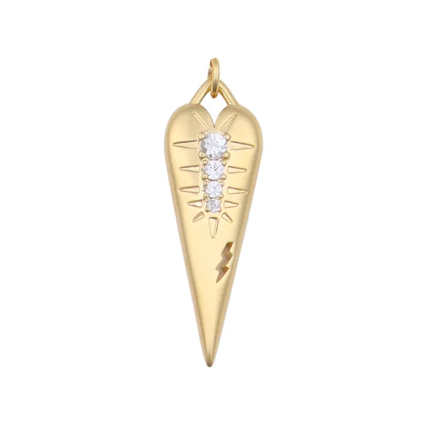 Cracked Heart with Topaz Charm sold by HART