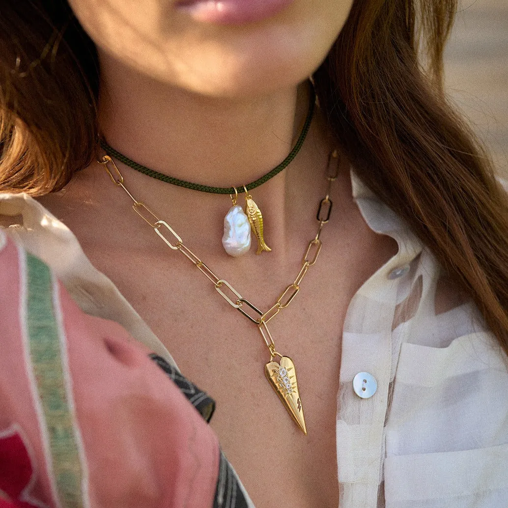 Cracked Heart with Topaz Charm sold by HART product image thumbnail 4