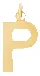 Flat Letter P Charm sold by HART product image thumbnail 2