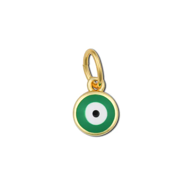 Green Enamel Evil Eye Charm sold by HART