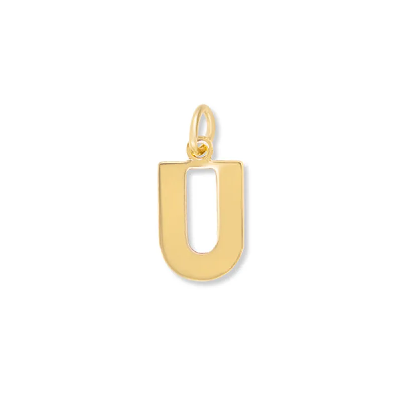 Flat Letter U Charm sold by HART