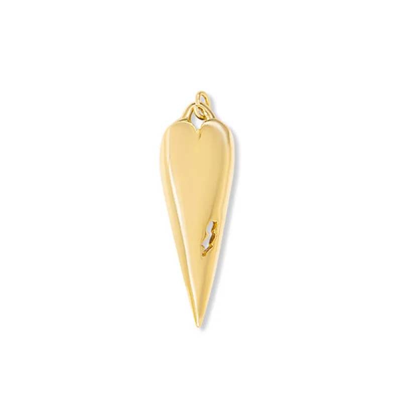 Cracked Heart Charm (Small) sold by HART