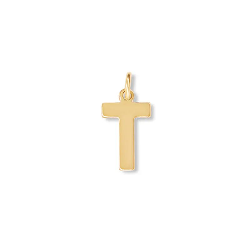 Flat Letter T Charm sold by HART