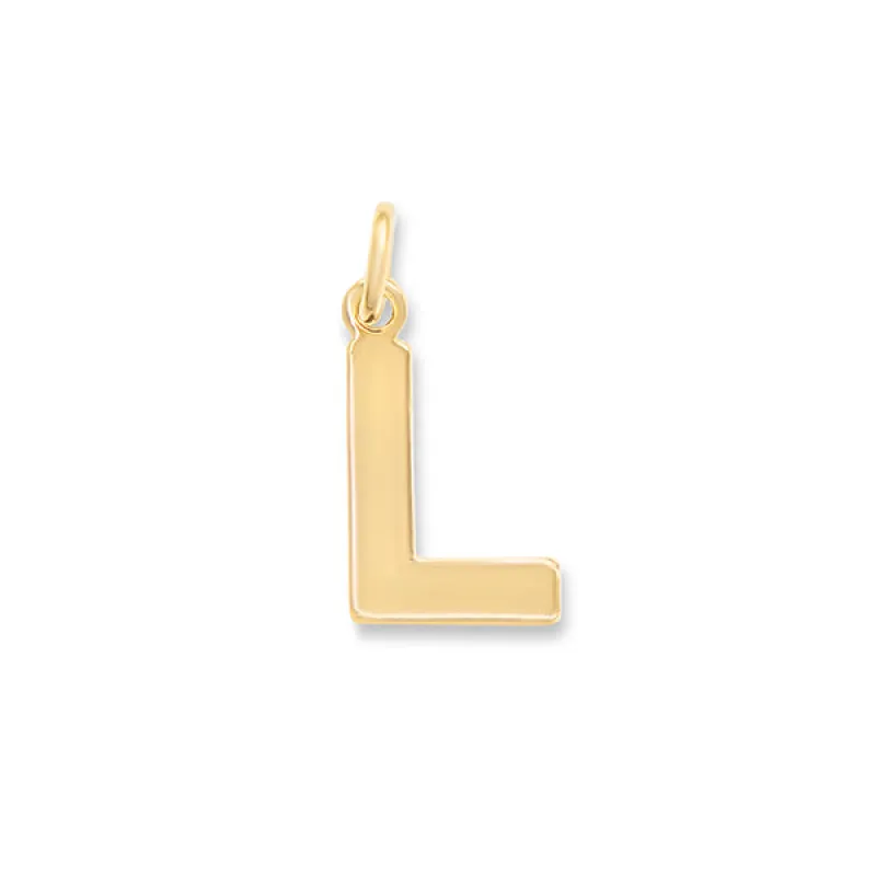 Flat Letter L Charm sold by HART