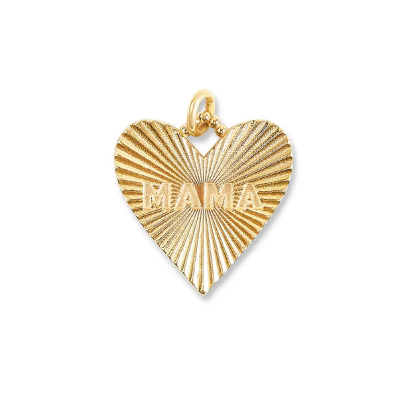 Small Heart MAMA Charm sold by HART