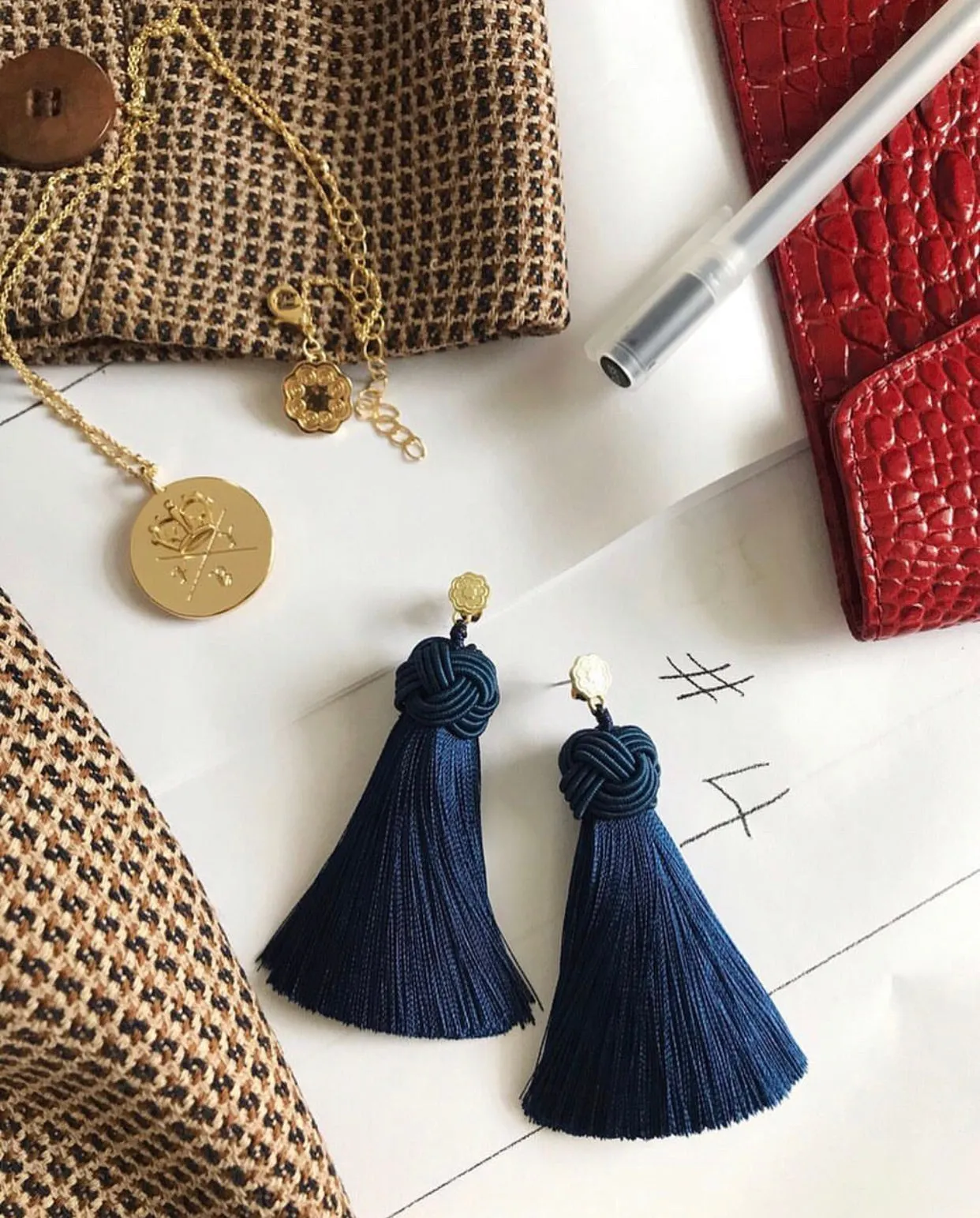 Navy Blue Topknots sold by HART product image thumbnail 3