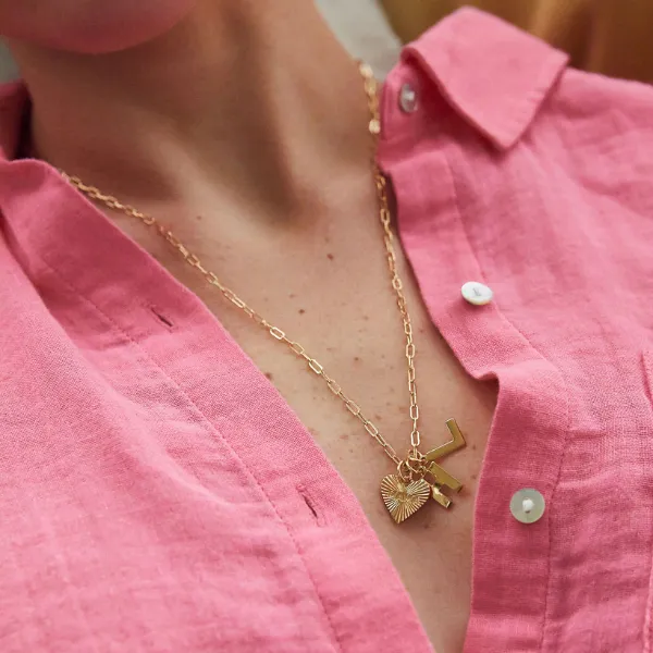 Personalized Dainty MAMA Initials Necklace sold by HART product image thumbnail 5