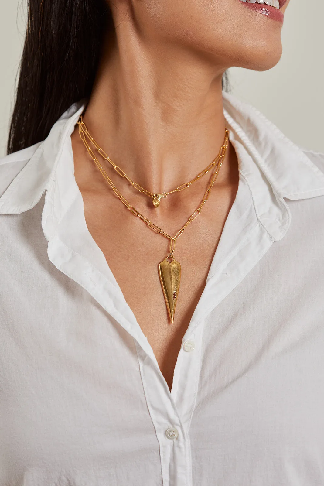 Large Cracked Heart Necklace sold by HART product image thumbnail 2