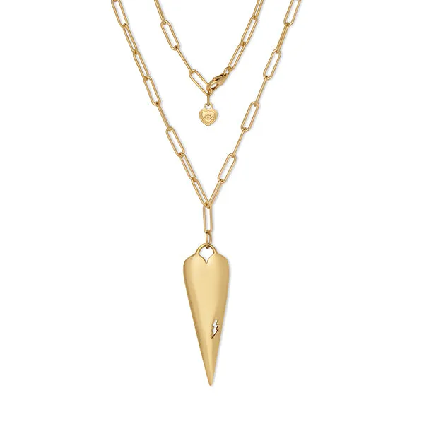 Large Cracked Heart Necklace sold by HART