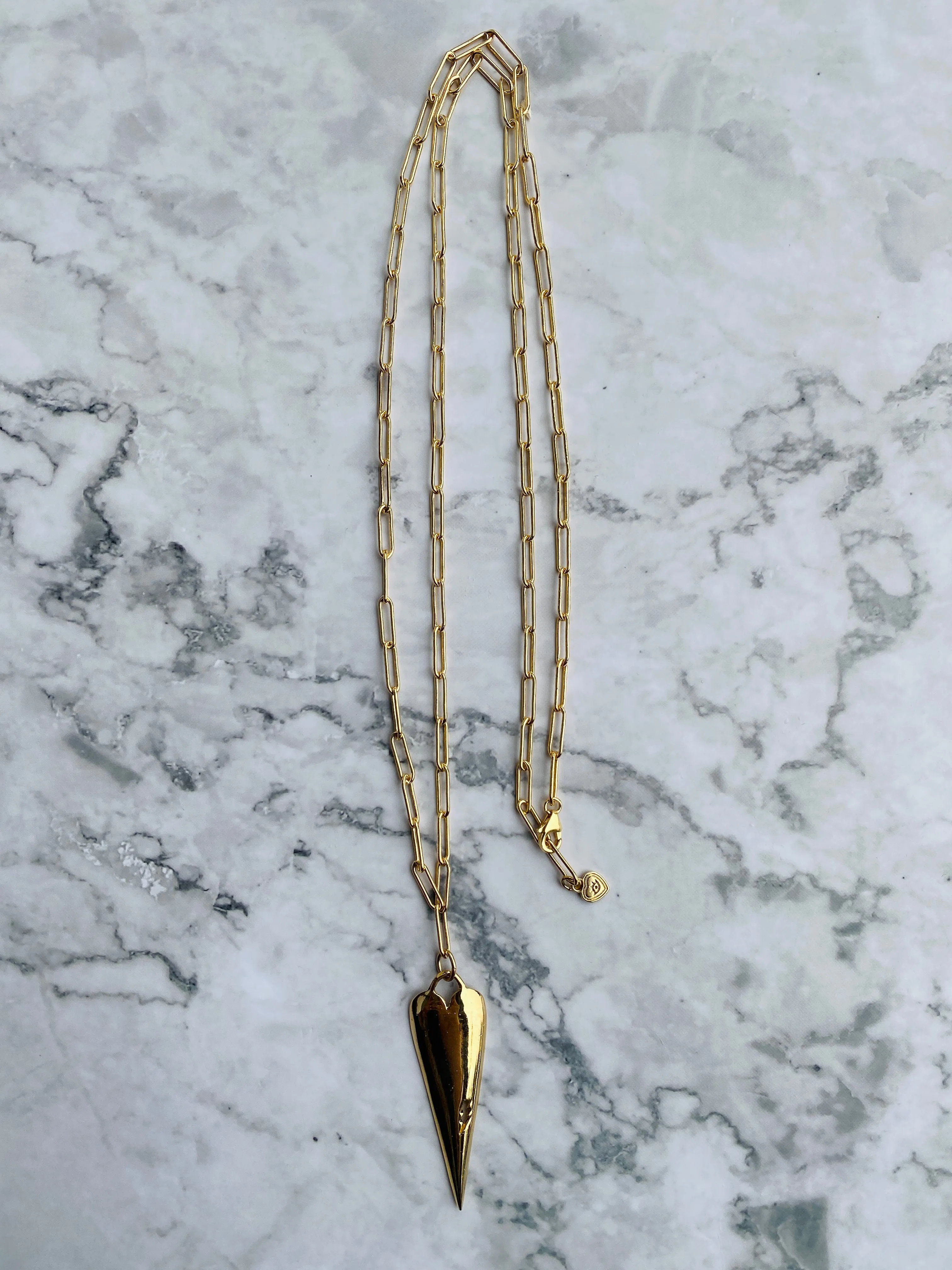 Large Cracked Heart Necklace sold by HART product image thumbnail 3