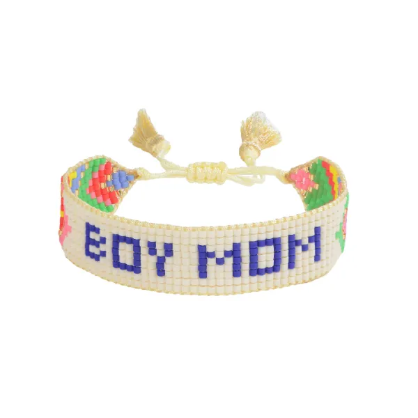BOY MOM Beaded Bracelet sold by HART
