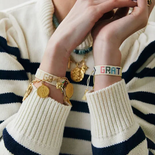 Rainbow Gratitude Beaded Bracelet sold by HART product image thumbnail 2