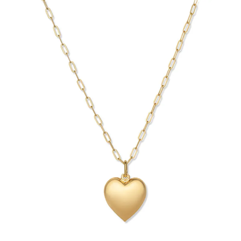 Puffy Heart Necklace sold by HART