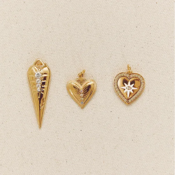 Enamel Seeing Heart Charm sold by HART product image thumbnail 4