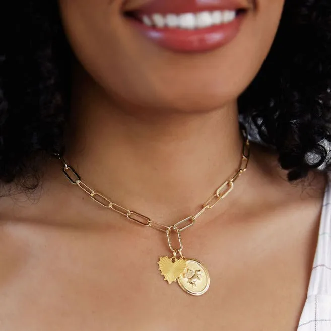 Jumbo Link Collar Necklace with Clip sold by HART product image thumbnail 2