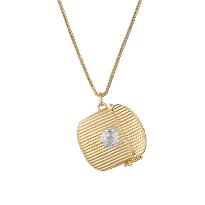 Ribbed Vesta Case Necklace sold by HART