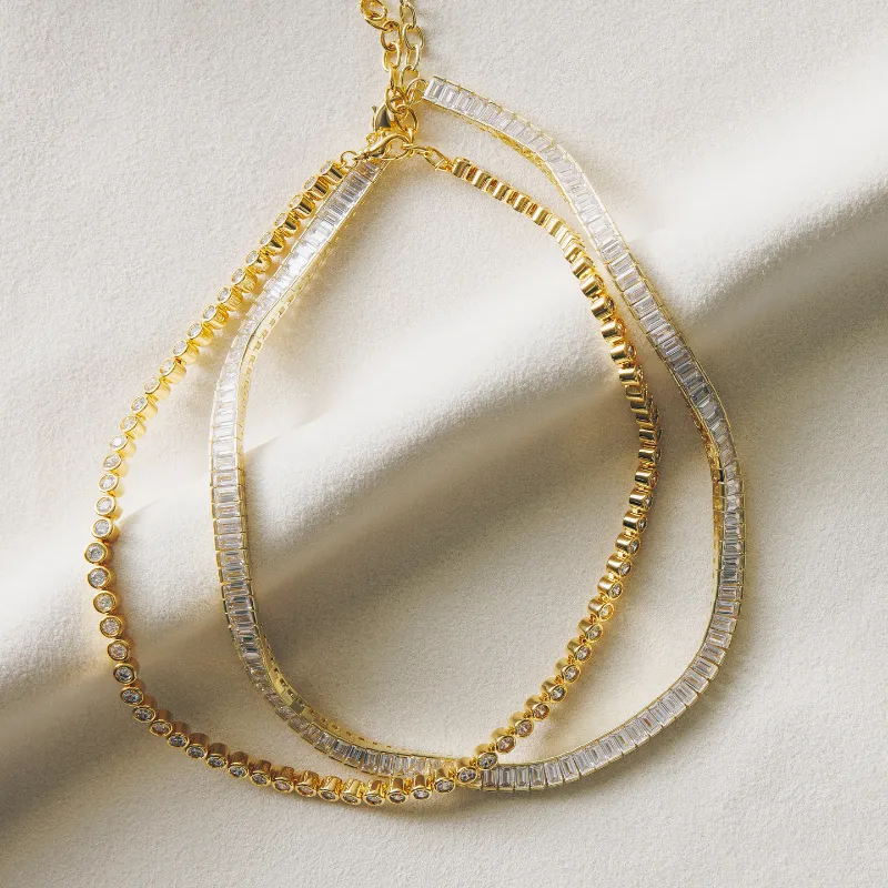 Baguette Tennis Necklace sold by HART product image thumbnail 3