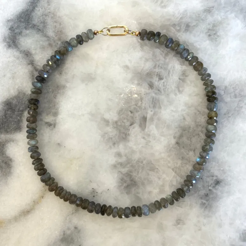 Labradorite Gemstone Necklace sold by HART