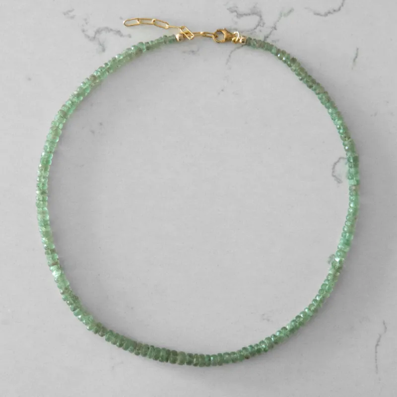 Small Green Kyanite Gemstone Necklace sold by HART