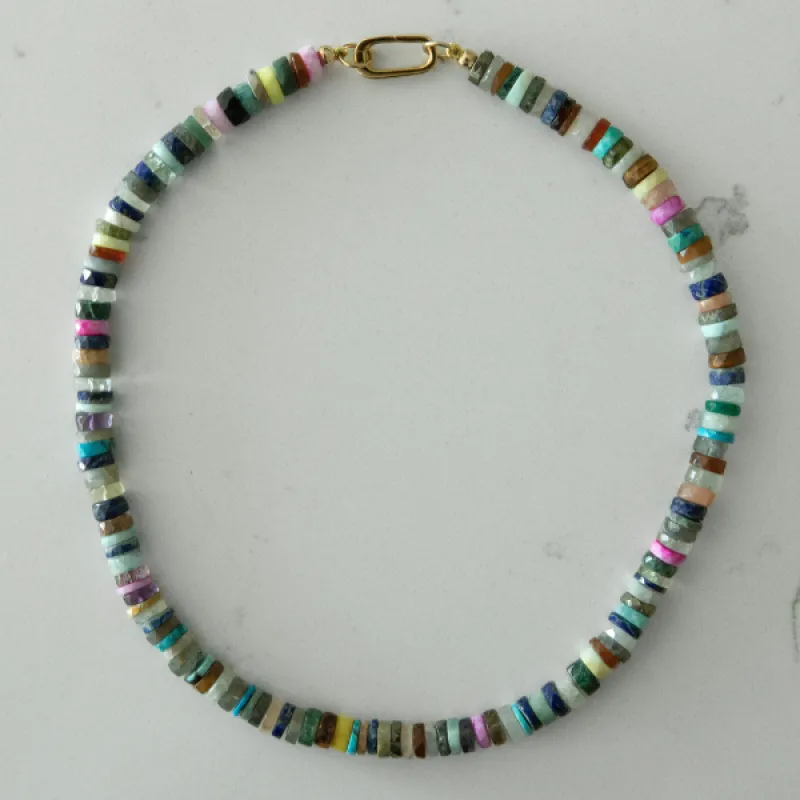 Mixed Opal Gemstone Necklace sold by HART