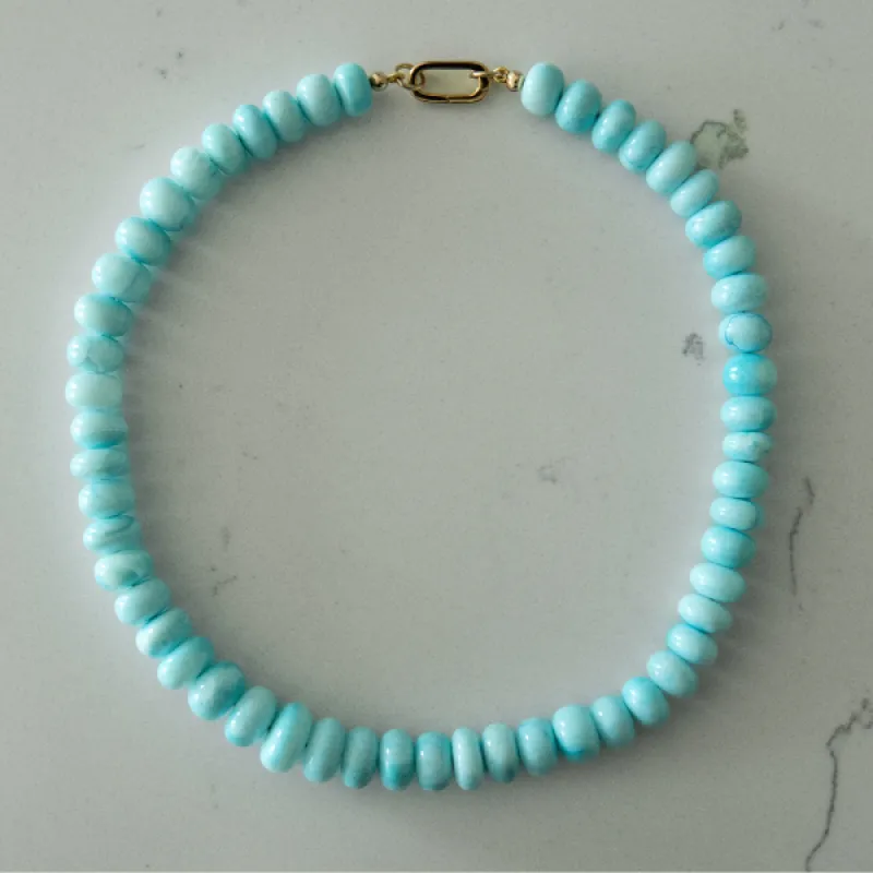 Jumbo Blue Opal Gemstone Necklace sold by HART