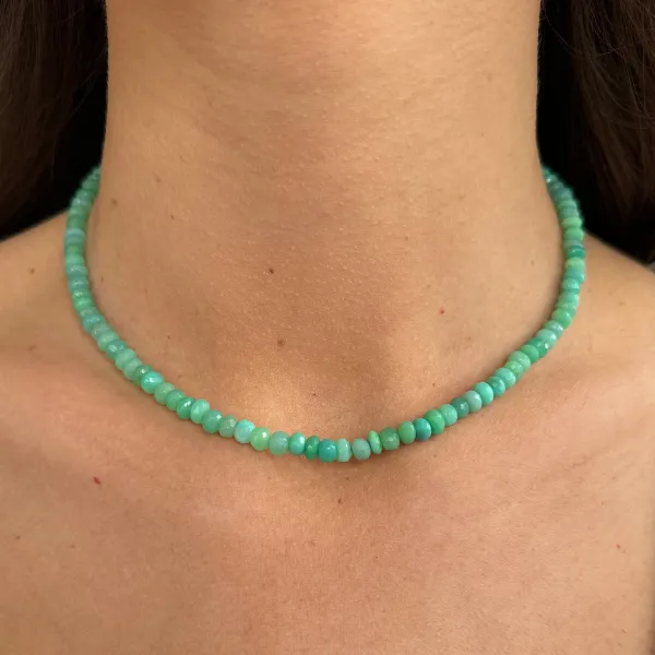 Chryso-Chalcedony Gemstone Necklace sold by HART product image thumbnail 2