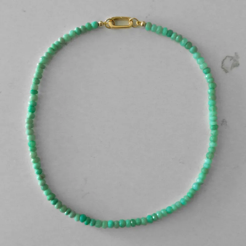 Chryso-Chalcedony Gemstone Necklace sold by HART