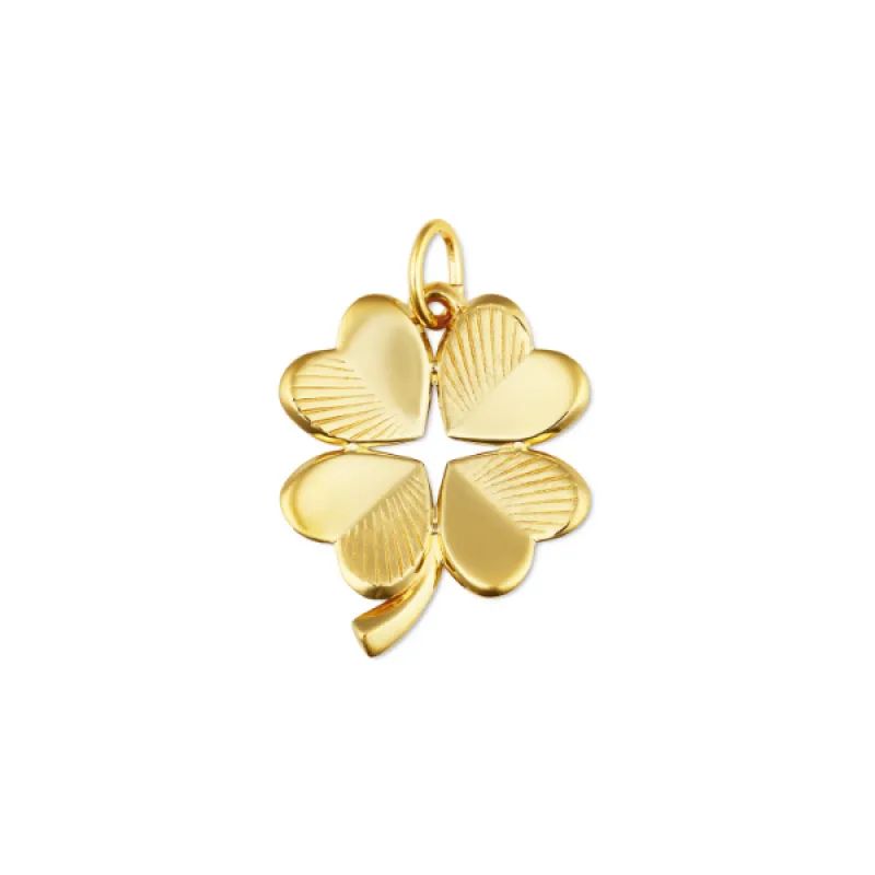 Small Luck and Love Clover Charm sold by HART