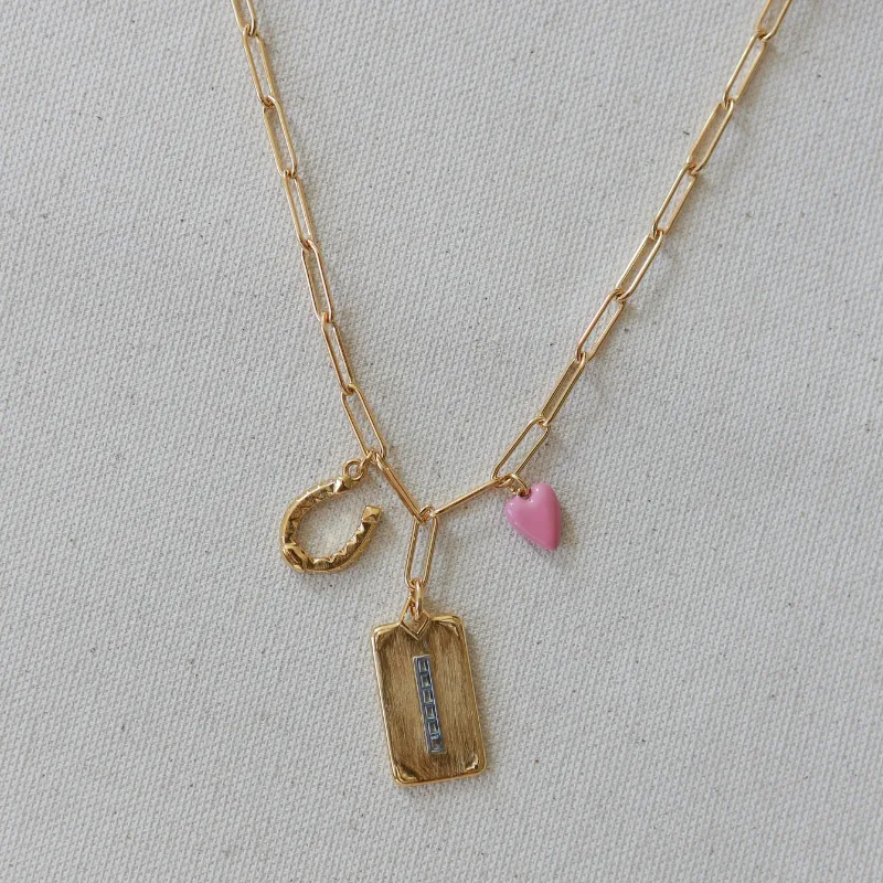 Mini Pink Enamel Heart Charm sold by HART product image thumbnail 3