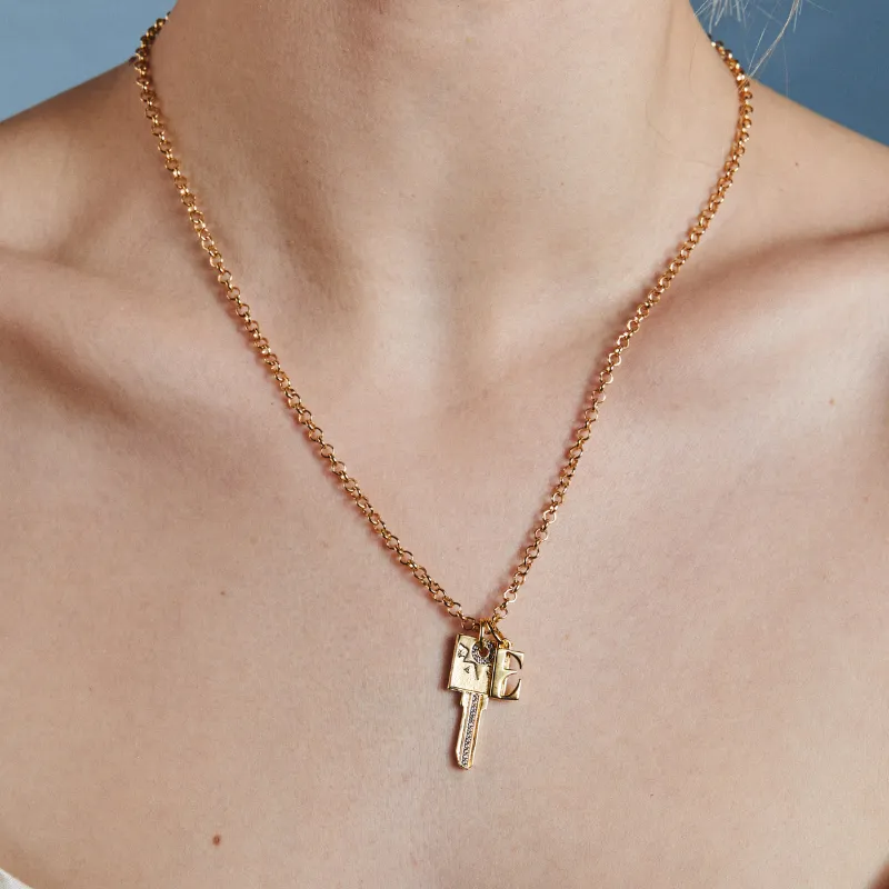 Personalized MAMA Compass Key Necklace sold by HART product image thumbnail 2