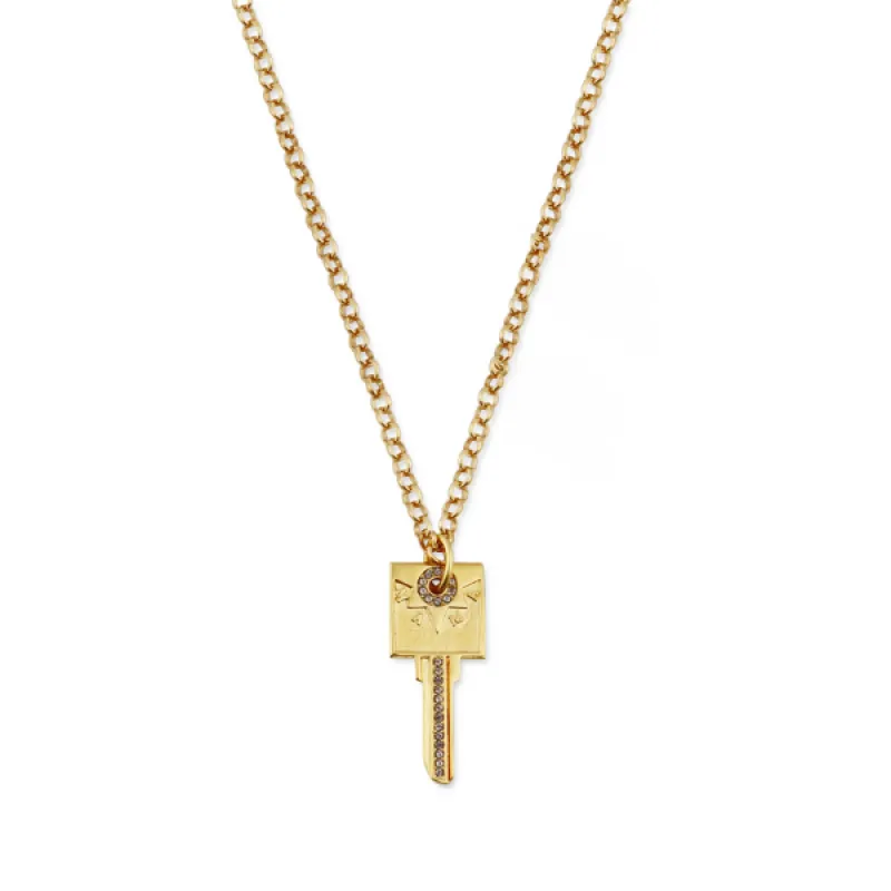 MAMA Compass Key Necklace sold by HART