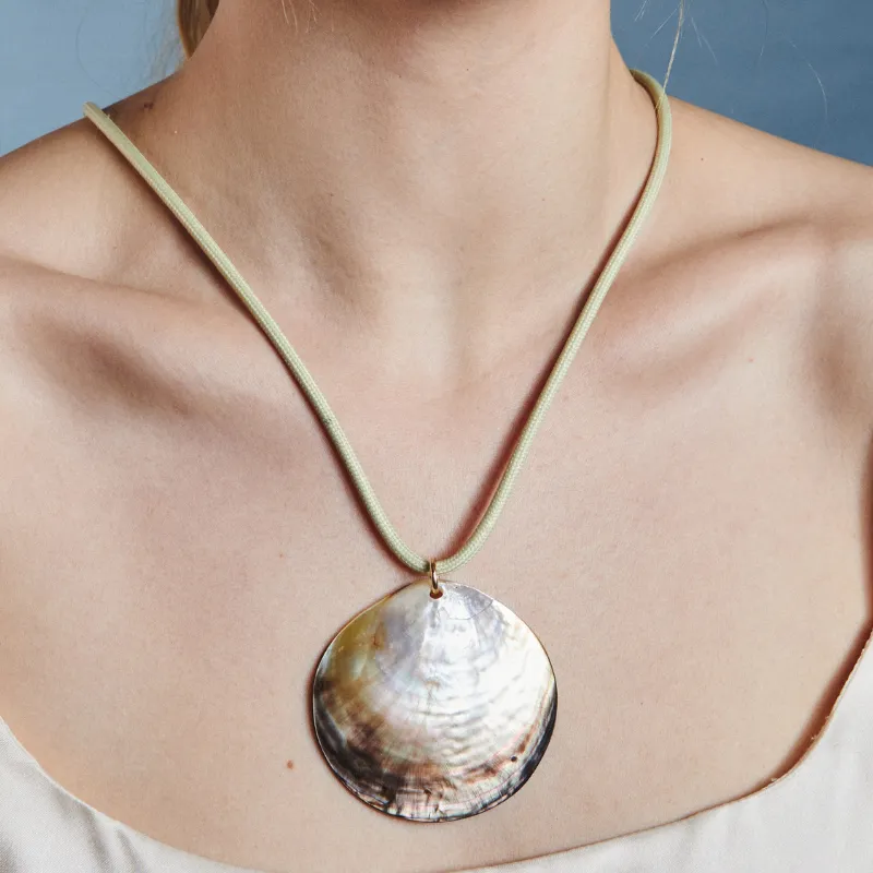 Mother of Pearl Cord Necklace sold by HART product image thumbnail 2