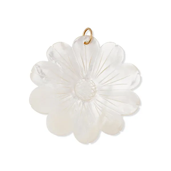 Mother of Pearl Daisy Cord Necklace sold by HART product image thumbnail 3