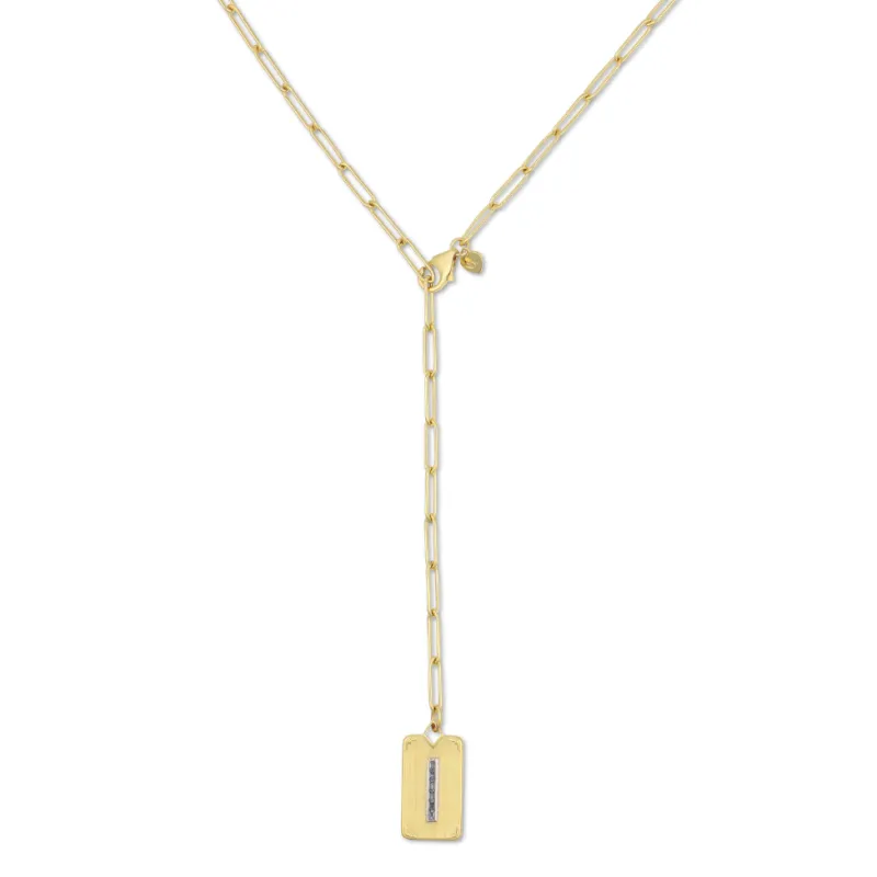 Long Link Lariat Starter Necklace sold by HART