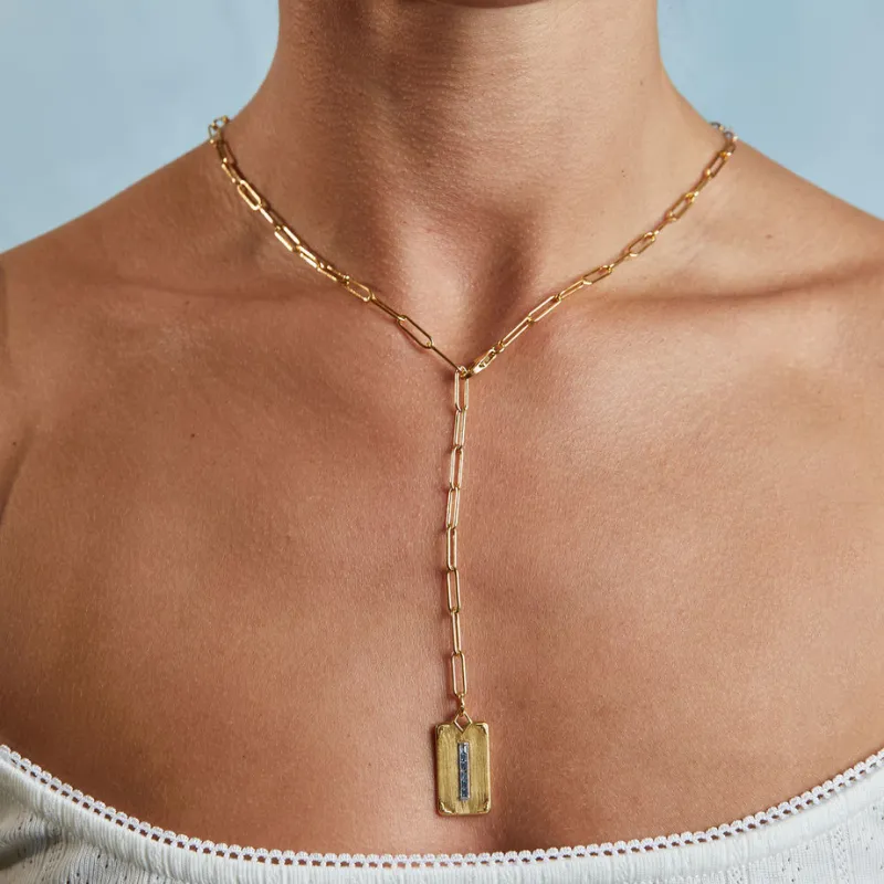 Long Link Lariat Starter Necklace sold by HART product image thumbnail 2