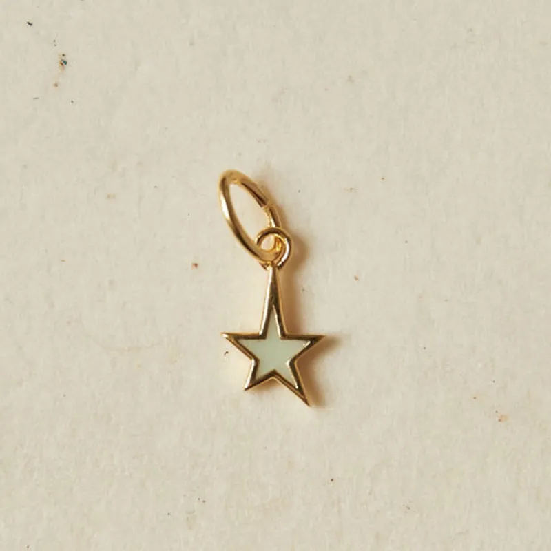 Mini Green Enamel Star Charm sold by HART product image thumbnail 2