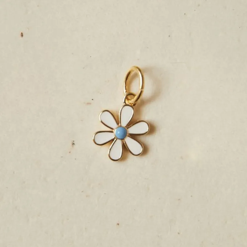 Mini White Enamel Flower Charm sold by HART product image thumbnail 2