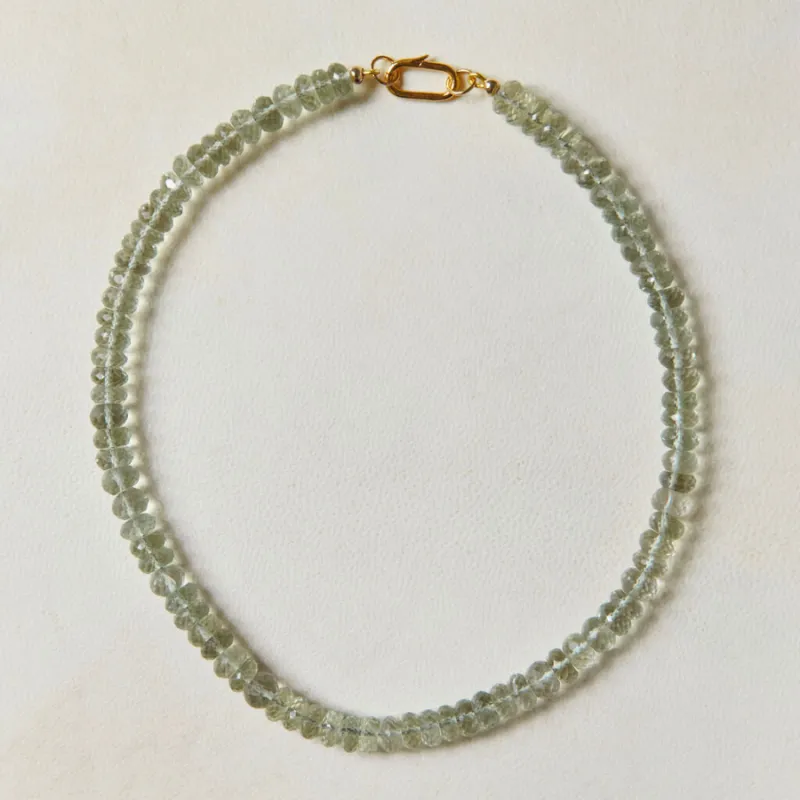 Green Amethyst Gemstone Necklace sold by HART