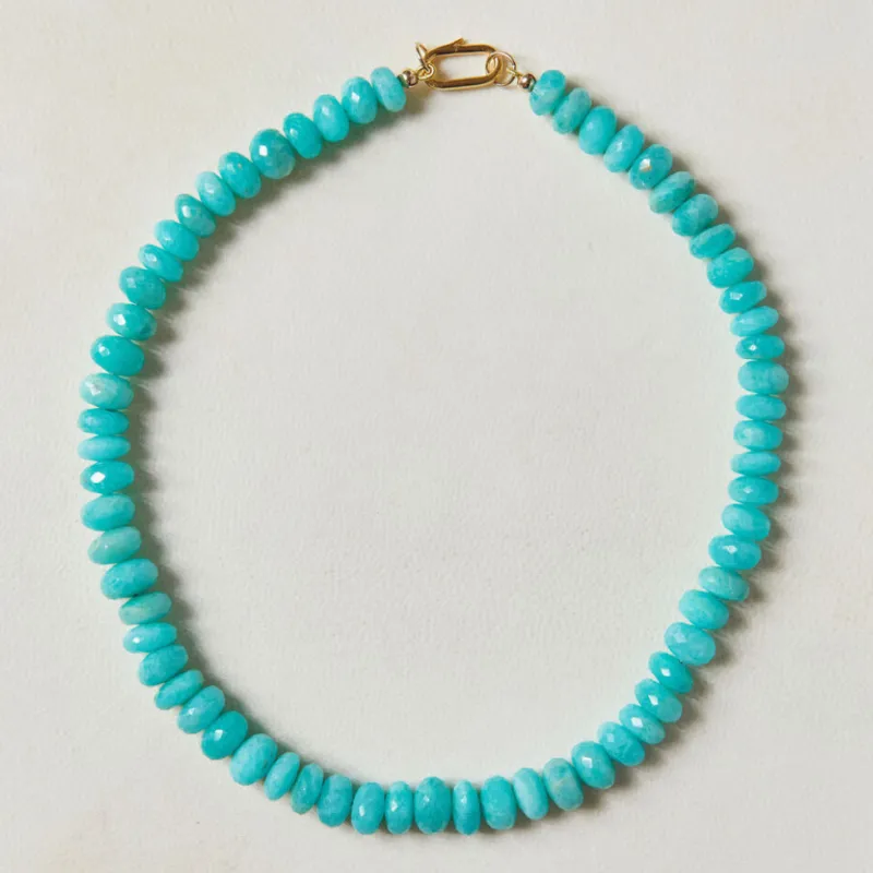 Dark Amazonite Gemstone Necklace sold by HART