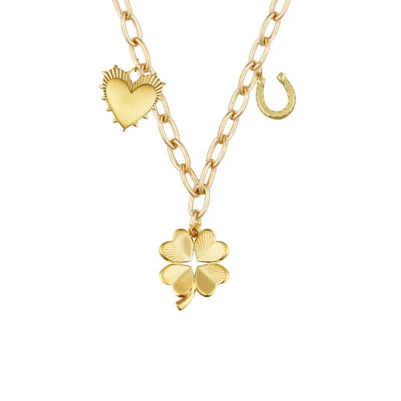 Luck & Love Charm Necklace sold by HART